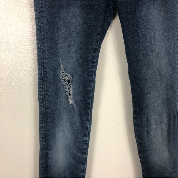 Hudson Distressed Skinny Jeans Girls Size 10 - Picture 7 of 9